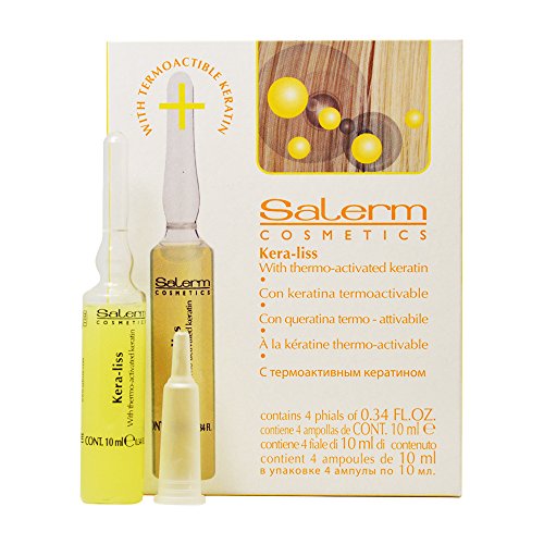 Salerm Cosmetics Kera-liss - 4 Vials x 0.44 oz by Salerm