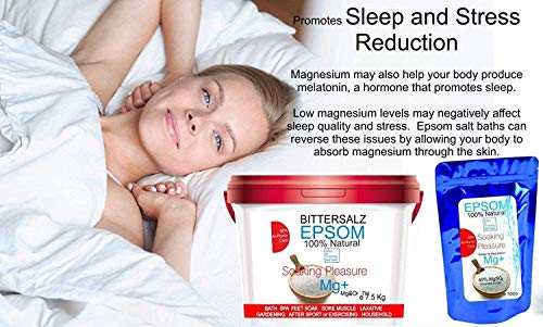 Sales Epsom Puras - Magnesio Natural ● Eliminar las toxinas y metales pesados ● 250g ● Exfoliante Facial y Corporal 100% Natural ● Sulfato de Magnesio Puro Grado Alimentar Multiusos -