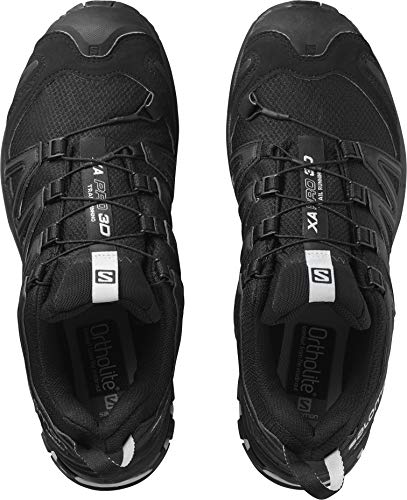 Salomon XA Pro 3D GTX W, Zapatillas de Trail Running para Mujer, Negro (Black/Black/Mineral Grey), 38 2/3 EU