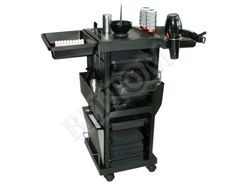 Salón De Peluquería Barbero Cabello Belleza Carro Carrito cajones para Colorear - 6