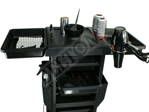 Salón De Peluquería Barbero Cabello Belleza Carro Carrito cajones para Colorear - 6