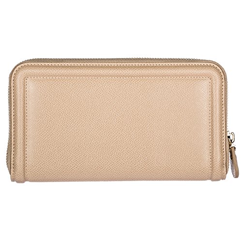 Salvatore Ferragamo mujer Vara monedero beige