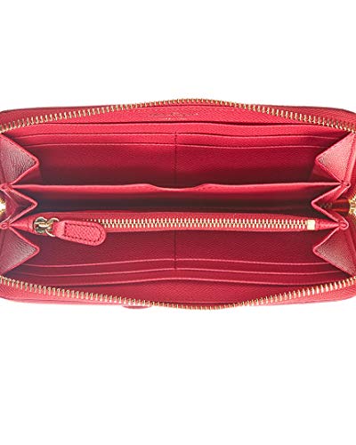 Salvatore Ferragamo mujer Vara monedero fucsia