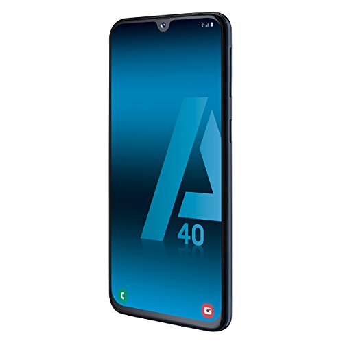 Samsung Galaxy A40 - Smartphone de 5.9" FHD+ sAmoled Infinity U Display (4 GB RAM, 64 GB ROM, 16 MP, Exynos 7904, Carga rápida), Negro [versión española]