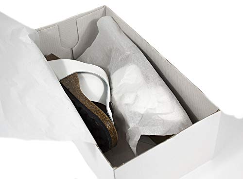 Sandalias Planta Bio, Piel Color Blanco, Nº 39, Piso Plano de 1.5 cm. Sandalias de Agarre Entre Dedos para Mujer. Made in Spain, Temporada 2020. (Ref: 0300-blan-39)