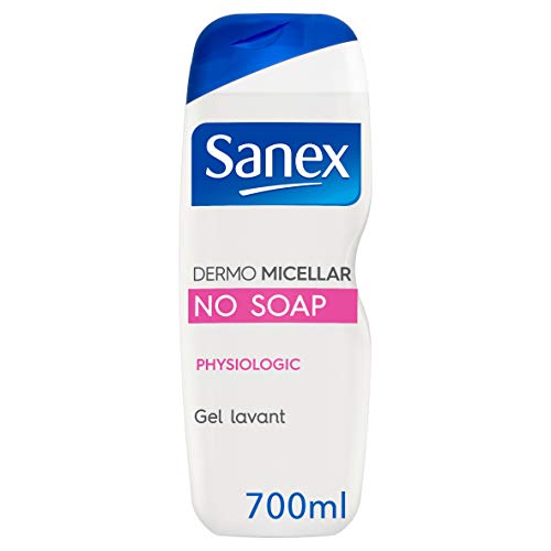 Sanex Gel de ducha Dermo Micelar fisiológico 700 ml – Lote de 4