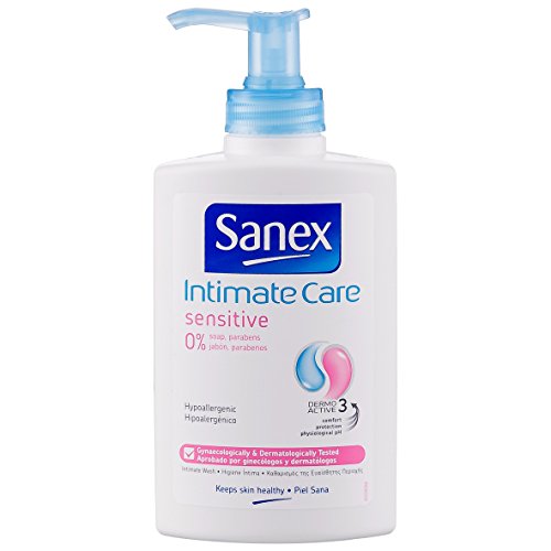 SANEX gel de higiene íntima sensitive dosificador 250 ml