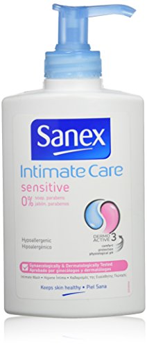 SANEX gel de higiene íntima sensitive dosificador 250 ml