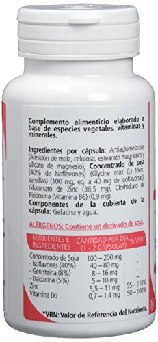 Sanon Concentrado de Soja Rico en Isoflavonas - 2 Paquetes de 100 Cápsulas