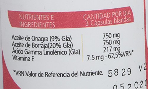 SANON Onagra-Borraja 110 perlas de 690 mg