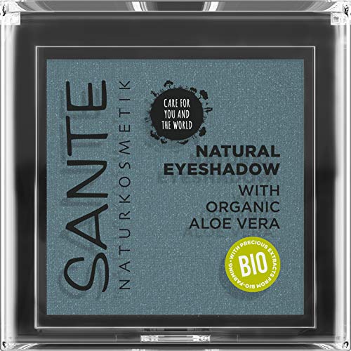 Sante Naturkosmetik Natural Eyeshadow 03 Nightsky Navy, sombra de ojos mate, matices de color, orgánicos, vegano, 1,8 g
