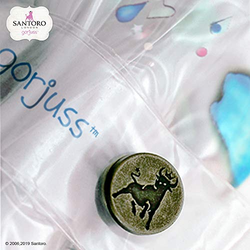 Santoro Gorjuss Paraguas Transparente Cupula Puddles of Love Mujer Niña - Paraguas Clasico Burbuja Estampado Muñeca Dots y Borde Rosa - Paraguas Antiviento Robusto Automatico - Diametro 89 cm