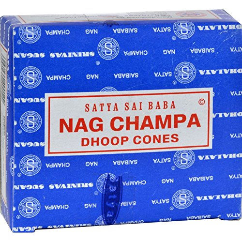 Satya Nag Champa - Conos de Incienso (12 Unidades)