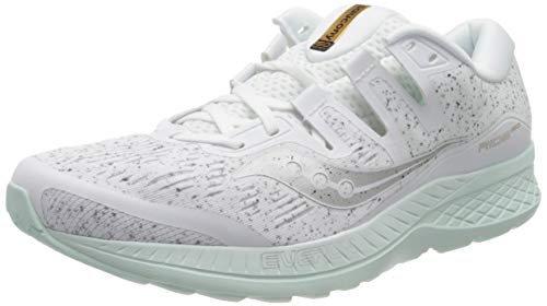 Saucony Ride ISO, Zapatillas de Entrenamiento para Mujer, Blanco (White 040), 39 EU