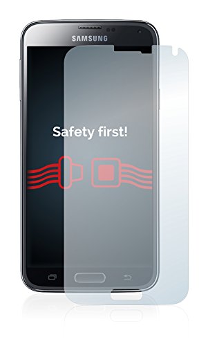savvies Cristal Templado Compatible con Samsung Galaxy S5 Duos LTE SM-G900FD Protector Pantalla Vidrio Proteccion 9H Pelicula Anti-Huellas