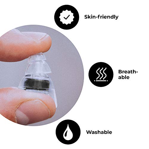 SCHALLWERK ® Música+ 23 dB Tapones Protección Auditiva – Reduce Ruido & Mantiene Calidad Sonido – Ideal Para Música, Festivales, Fiestas – 2 Tapones Extras Para Orejas Pequeñas