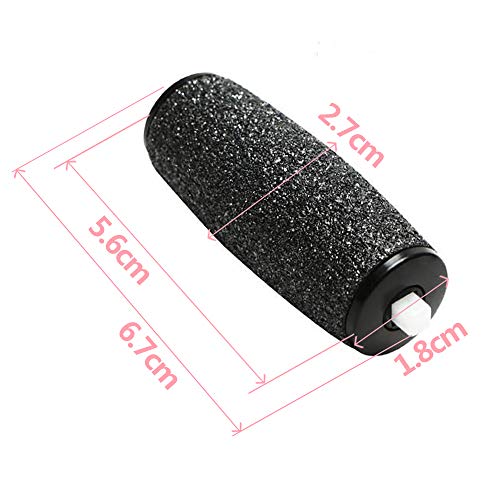 Scholl, 12 rodillos de repuesto para pedicura Scholl, para pedicura dura Scholl, Scholl Velvet Smooth, Scholl Foot Lime, Pedicura Hard Skin Remover, Limas de pies para piel dura (4 colores)