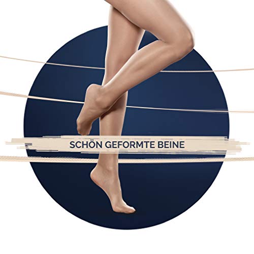 Scholl - Medias de compresión, 20 DEN, color carne