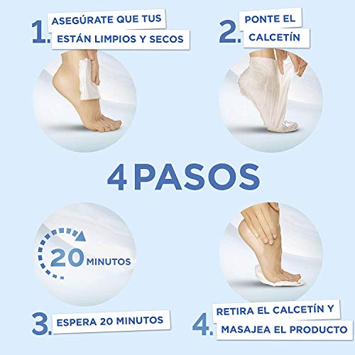Scholl Pack Lima Velvet Smooth Diamond Crystals + Mascarilla Nutritiva para Pies – 4 pares (8 mascarillas) - Calcetín nutritivo para hidratación intensa y duradera en 20 minutos