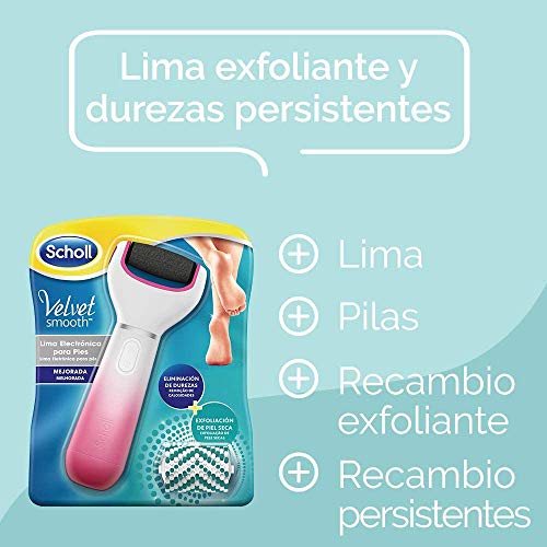 Scholl Pack Lima Velvet Smooth Diamond Crystals + Mascarilla Nutritiva para Pies – 4 pares (8 mascarillas) - Calcetín nutritivo para hidratación intensa y duradera en 20 minutos
