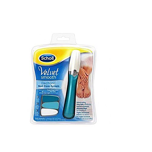 Scholl Velvet Smooth Lima Electrónica de Uñas, Lima Rosa + Neceser
