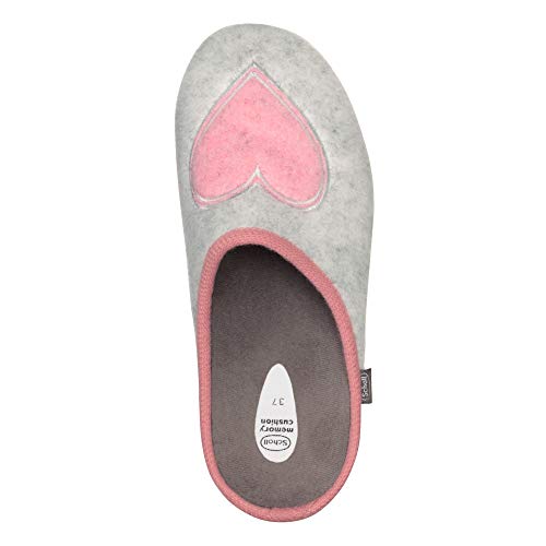 Scholl Zapatillas Creamy Heart Grigio 41
