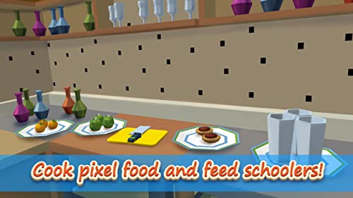 School Lunch Food Cashier Burger Stack Game: Craze Fast Food Cafeteria Cooking Mania