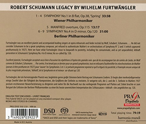 Schumann par Furtwangler