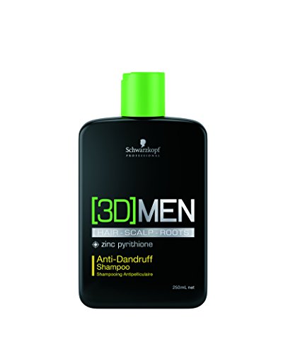 Schwarzkopf - 3D Men - Hair-Scalp-Roots - Champú anticaspa, 250 ml