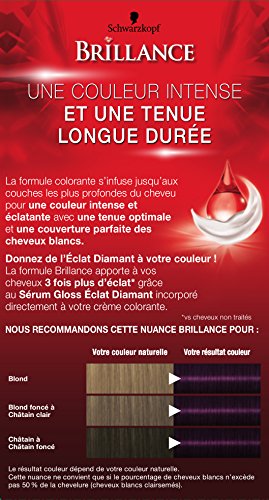 Schwarzkopf Brillance – Coloración permanente – Eclat de noche – cereza negra 888