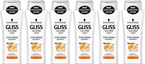 Schwarzkopf Gliss total reparación de 19 Champú 250ml - Paquete de 6