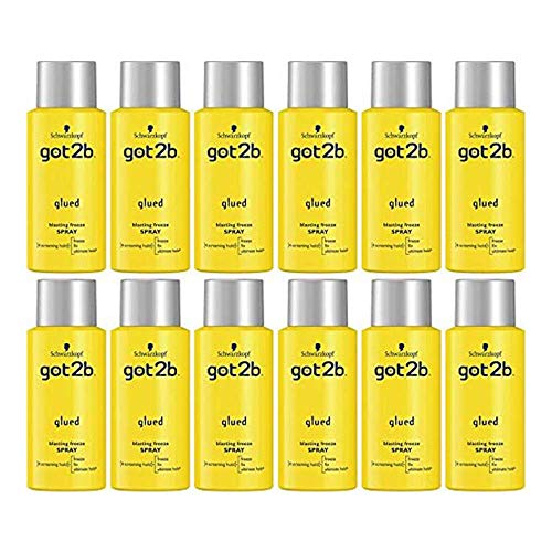 Schwarzkopf got2b chorro de pegado congelación Spray pulverizador, 100 ml, pack de 12