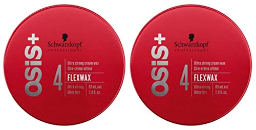 Schwarzkopf Professional – Paquete doble Osis+ Flexwax, cera de peluquería, 2 x 85 ml