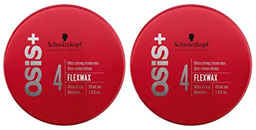 Schwarzkopf Professional – Paquete doble Osis+ Flexwax, cera de peluquería, 2 x 85 ml