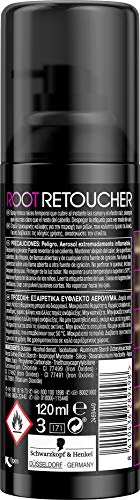 Schwarzkopf Root Retoucher - Coloración del Cabello Castaño (pack de 3)