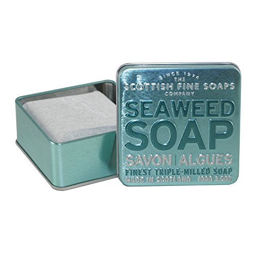Scottish Fine Soaps Serie Aromas Escoceses - Jabón en lata 100 g - Aroma Algas (Exfoliante)