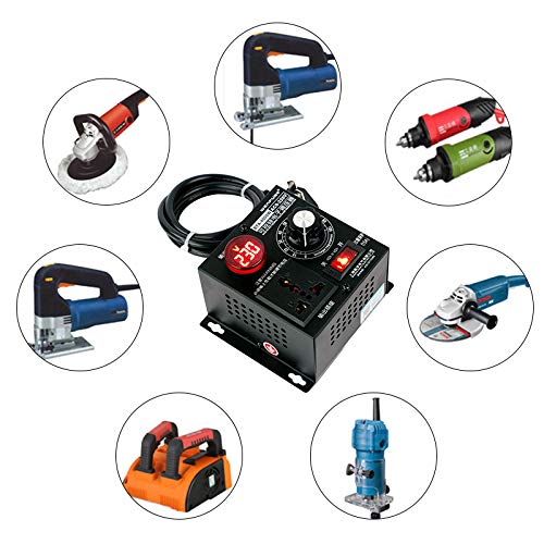 SCR Regulador de voltaje eléctrico,CA 220 V 4000 W regulador de revoluciones del ventilador,regulador de intensidad de luz,control de temperatura del motor