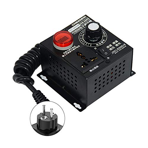 SCR Regulador de voltaje eléctrico,CA 220 V 4000 W regulador de revoluciones del ventilador,regulador de intensidad de luz,control de temperatura del motor