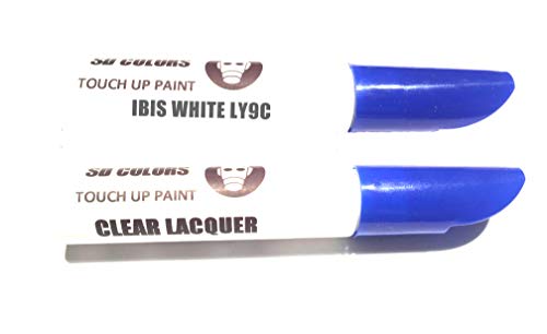 SD COLORS Ibis White LY9C - Kit de reparación de bolígrafos para retoques, 12 ml, Color Blanco