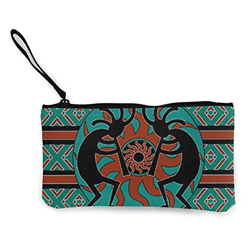 SDFGJ Cosméticos Bolsa Moda Cremallera Suave Cambio Monedero Lona Bolsas de Maquillaje