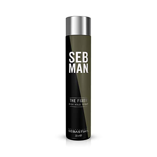 SEB MAN Spray de Fijación fuerte para el cabello - 200 ML - Línea de productos para el cabello de hombre de Sebastian Professional