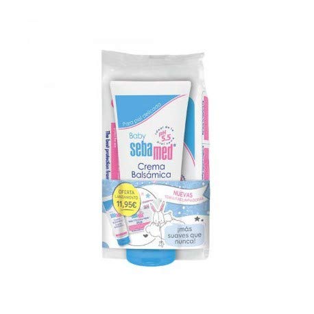 Sebamed Baby Crema Balsámica, 200ml+REGALO Toallitas Limpiadoras, 72Uds.