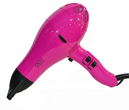 SECADOR COMPACTO PROFESIONAL ROSA SCP490 - 2100W - 3 AJUSTES DE TEMPERATURA Y CABLE DE 3M