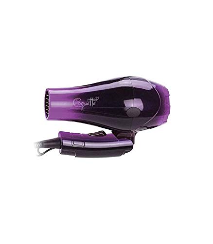 Secador de Pelo Profesional de Viaje Plegable Ligero con Difusor Coquette Purple (Morado) 1000W - My Hair