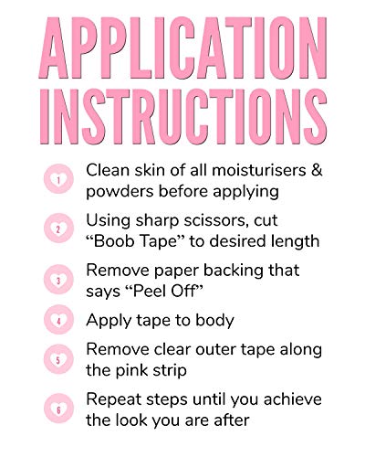 SECRET WEAPONS Boob Tape Sujetador, Transparente (Clear-transparent), Talla única para Mujer