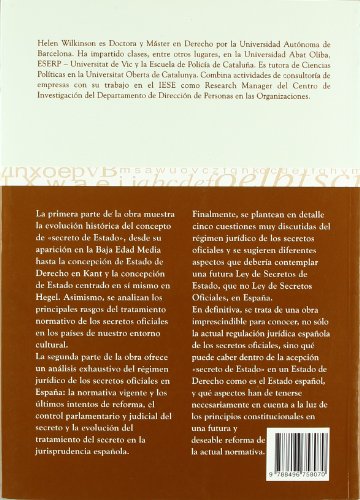 Secretos de estado y estado de derecho: regimen juridico de los secretos oficiales en españa.
