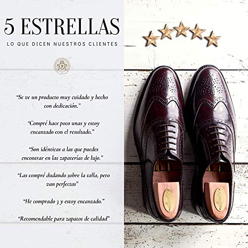 Seeadler Hormas Premium - Edición St. John de madera de cedro canadiense para zapatos para hombre en tallas 43 - la primera opción de calzado de alta calidad - garantía de 10 años