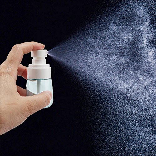 Segbeauty Botella de Spray Recargable, 3pcs Botellas de Spray de Niebla Fina 30ml Botella de Viaje, Contenedor de Viaje Transparente Rociador de Niebla de Agua Vacía para Cosméticos Hidratante
