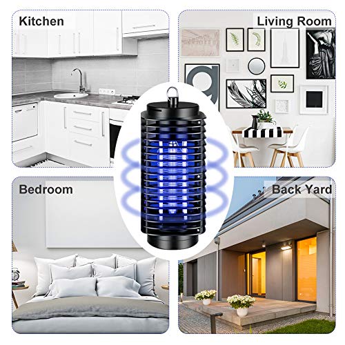 SEGMINISMART Lámpara Antimosquitos Electrico,Lampara Antimosquitos Interior,Lámpara Anti Mosquitos Destructora de Insectos eléctrica para la Cocina la Sala de Estar el Cuarto de los Niños