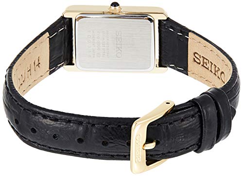 Seiko Reloj Analógico de Cuarzo Unisex con Correa de Cuero – SUP250P1